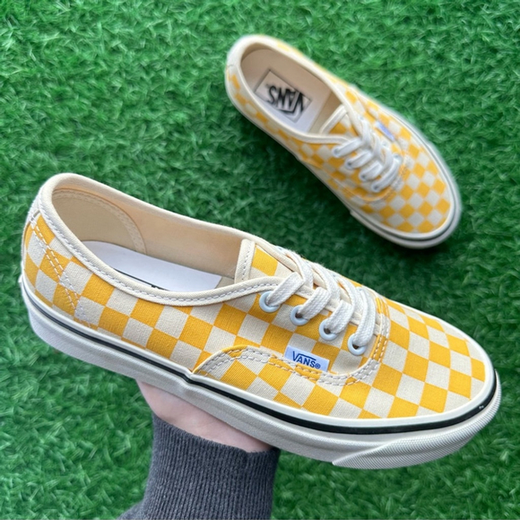 Vans Authentic 44 Dx Anaheim Factory Yellow Checkerboard - Picture 4 of 8